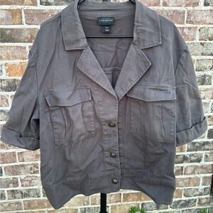 Lane Bryant Women's Brown Jacket blazer